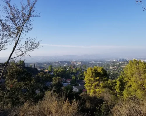 Exploring the Scenic Views at Top of Topanga Overlook in California