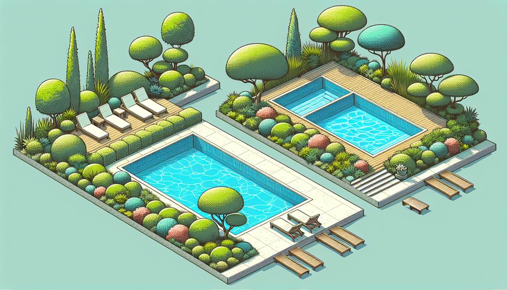 optimizing rectangular pool design